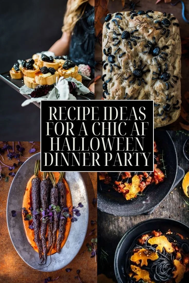 Chic Halloween dinner party recipe ideas for stylish hosting.